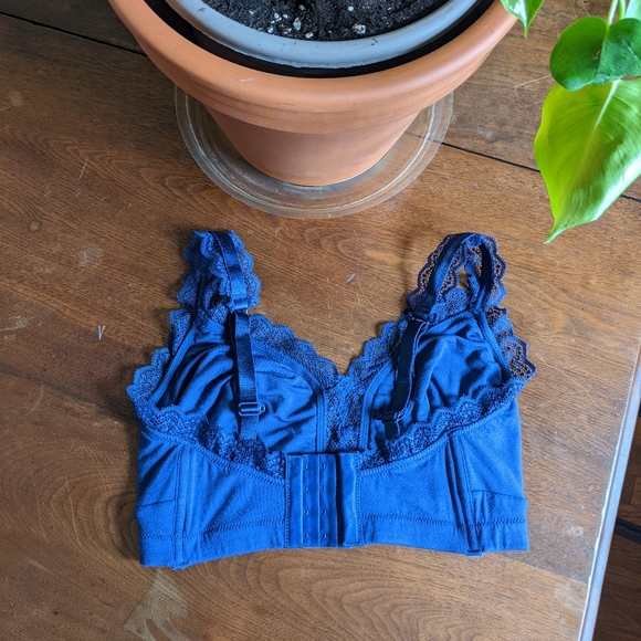 PARFAIT Dalis Racerback Bralette Navy 34FF - Picture 8 of 10